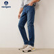 納維凱爾意大利小帆船男士牛仔褲高彈力中腰直筒褲1312572021 寶藍 30