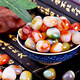派樂特魚缸底砂 大顆粒雨花石 小型五彩石魚缸造景鵝卵石 溪流石 白石子 造景石子1-1.6cm 大型 -雨花石500g