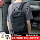 布帕德品牌  小型雙肩包男小號時(shí)尚潮流輕便簡(jiǎn)約休閑旅行日常小背包男迷 炫酷黑 22*35*12cm