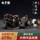 悟香緣徐紅軍貔貅手玩擺件紫銅工藝品裝飾品貔貅純銅擺件 貔貅手把件