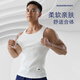 SOSOLEMON夏季運(yùn)動(dòng)男士背心健身背心跑步速干透氣彈力緊身無(wú)袖健身衣坎肩 白色 XL