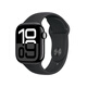 Apple Watch Series 10 智能手表42毫米亮黑色鋁金屬表殼黑色運(yùn)動(dòng)型表帶S/M京補(bǔ)合約【蜂窩】