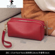 PLOVER能放手機的小包包女神節潮時(shí)尚百搭手包女?huà)寢尶蠲阅阏嫫な帜冒?酒紅色