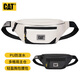 卡特（CAT）胸包簡(jiǎn)約挎包潮腰包時(shí)尚PU輕便手機包PU運動(dòng)休閑包 84633 白色