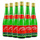 西鳳酒【喜酒】鳳香型純糧食白酒 省外版 45度 500mL 6瓶 西鳳大綠瓶 省外版
