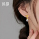 傾愛(ài)黃金耳釘女999足金愛(ài)心金耳環(huán)一對珍珠金耳飾送女友七夕禮物 愛(ài)心珍珠足金耳釘-送女朋友