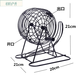 WEZHO抽獎轉盤(pán)搖獎機抽獎機彩票婚宴BINGO游戲賓果搖號機手動(dòng)搖獎機 小號賓果搖獎機(帶1-75數字球)
