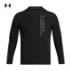 安德瑪（UNDERARMOUR）秋冬Out The Storm男子跑步運動(dòng)夾克1377486 黑色002 XL