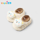 優(yōu)奇寶寶地板襪秋冬加厚嬰兒學(xué)步鞋防滑底軟底室內冬季兒童襪套鞋襪