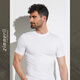 Zimmerli短袖PURENESS莫代爾針織短袖T恤男打底透氣清爽700-1341內搭上衣 白色_001 L 175/88