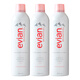 依云（evian）礦泉水保濕補水噴霧 爽膚水控油定妝敏感肌適用送人護膚禮物 400ml *3