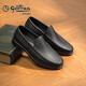 金利來(lái)（Goldlion）男鞋商務(wù)休閑鞋舒適輕質(zhì)透氣時(shí)尚皮鞋596830193ALB-黑色-40碼