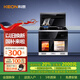 科恩（KEON）A2-DZK集成灶獨(dú)立左蒸右烤空氣炸家用側(cè)吸下排抽油煙機(jī)燃?xì)庠钫粝淇鞠涮籽b A2-DZK 天然氣