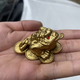 銅臻祥銅金蟾招財(cái)擺件店鋪開業(yè)禮品客廳金蟾蜍家居玄關(guān)裝飾三足腳蟾蜍 小號迷你金蟾【6.8厘米】 無規(guī)格