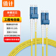 值計 光纖跳線 電信級LC-LC單模雙芯 低煙無鹵環(huán)保光纖線 入戶光纖線 收發(fā)器尾纖50米ZLG1-LCLC50