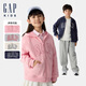 GAP【大小童同款】男女童2025春季新款logo連帽衛(wèi)衣兒童裝687286