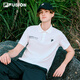 FILA FUSION斐樂潮牌男裝針織短袖2025夏新款時(shí)尚休閑寬松POLO衫男 云白色-WT M 170/92A/M