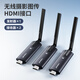 樂來樂（Lemorele）HDMI無線投屏器R1000點(diǎn)對點(diǎn)多收一發(fā)200米同屏器高清會(huì)議筆記本電腦接大屏電視投影儀 R1010【1發(fā)2收】