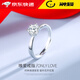 巴克樂(lè)樂(lè)鑲鉆六爪鋯石戒指女簡(jiǎn)約求婚仿真鉆戒時(shí)尚開(kāi)口戒指 J22一克拉 開(kāi)口可調(diào)節(jié)