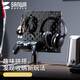 SANWA SUPPLY 洞洞板置物架 耳機(jī)掛架 游戲機(jī)手柄架 xBOX架 數(shù)據(jù)線收納支架 DIY拼接安裝 可旋轉(zhuǎn) 黑色