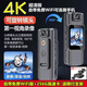 HKMW大疆機(DLI)同款4K超清夜視版記錄儀錄音胸前佩戴攝像機戶(hù)外騎行防抖運動(dòng)相機WIFI 4K超清WiFi版【送256G內存卡+騎行支架】