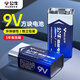 公牛9v電池方塊電池方形疊層遙控器無(wú)線(xiàn)話(huà)筒萬(wàn)能萬(wàn)用表體溫槍電吉他玩具大容量耐用高續航9號干電池 9V電池【5?！? title=
