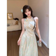 億梵莎裙子女夏季2025新款法式連衣裙夏天女裝收腰顯瘦甜美無(wú)袖掛脖短裙 長(zhǎng)裙 均碼 【可備注碼數(shù)】