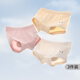 巴厘小豬兒童內褲男童不夾屁屁平角褲春季女童短褲夏季薄款底褲寶寶四角褲 藕粉+蘆葦黃+藕灰  3條 100