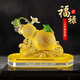 一賓汽車(chē)擺件車(chē)載香水香薰福祿葫蘆車(chē)內飾品女高檔中控臺裝飾用品男士 琉璃葫蘆【黃色】小號