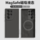 夢想可嘉 適用三星s24ultra手機(jī)殼 s24ultra保護(hù)套Magsafe磁吸充電全包超薄防摔液態(tài)硅膠簡約男女款 石墨黑