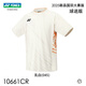 尤尼克斯25年新款尤尼克斯YY羽毛球服中國隊國羽全英賽大賽服日產(chǎn)VC速干 男短袖10661CR-乳白 國羽球迷版 L