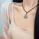 LANSILL天然和田玉項(xiàng)鏈女玉佛吊墜大肚佛公彌勒佛小眾生日禮物送女友老婆 L2272和田玉佛項(xiàng)鏈-小號(hào)【配證書(shū)+禮盒