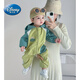 迪士尼（Disney）嬰兒衣服連帽連體衣開春秋季裝款男女寶寶超萌洋氣外出哈衣 綠色 90cm