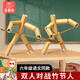 星星舟竹節人六年級對戰玩具雙人對戰桌手工材料包益智桌游2025最火玩具 【全套】竹節人2套+武器18+PK桌