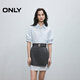 ONLY2025夏季新款休閑通勤襯衫短裙顯瘦套裝連衣裙女|125207036 A41場(chǎng)空藍色 S
