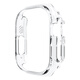兜兜格適用蘋果iwatchS10手表殼ultra2透明s10半包applewatch9/8/7代保護套46mm簡約42MM防摔49星光男女 透明 10代【46mm】送水凝膜