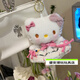 益而思hallokitty玩偶掛件周邊可愛少女hellokitty粉裙子包包掛飾禮物 呢子彩色款 hello Kitty掛件