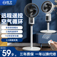 揚子（YANGZI）空氣循環(huán)扇智能語(yǔ)音電風(fēng)扇家用落地扇立式搖頭遙控辦公室宿舍 遙控款【自動(dòng)搖頭】+延長(cháng)線(xiàn)