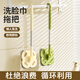 京厽打掃家用大掃除擦刷墻面工具專(zhuān)用衛生間頭發(fā)洗臉巾迷你小拖把 短款-奶油綠(不含除塵紙)