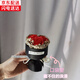 山頭林村畢業(yè)迷你口袋小花束玫瑰仿真花情人節生日禮物精致伴手禮浪漫驚喜 三朵口袋花-酒紅玫瑰