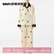 野獸派家居（tbh）神奇動(dòng)物嗅嗅天絲長(cháng)袖家居服套裝涼感情侶睡衣男女同款睡衣套裝