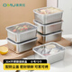 奧美優(yōu)（AOmeiyou）304不銹鋼保鮮盒食品級帶蓋飯盒冰箱水果盒便當盒野餐露營(yíng)2個(gè)