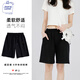 JEANSWEST CLUB真維斯沙灘短褲女夏季薄款透氣運動(dòng)百搭休閑簡(jiǎn)約直筒貓咪熱褲