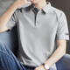 阿迪達(dá)斯 （adidas）POLO衫男裝夏季快干透氣舒適戶外運(yùn)動休閑短袖KB5977 淺灰 XL