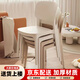 悠游少年塑料餐椅家用現(xiàn)代簡(jiǎn)約化妝凳加厚靠背椅疊放梳妝臺(tái)椅子戶外餐桌椅 深藍(lán)色【升級(jí)加厚 強(qiáng)力承重】