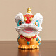赟婭國潮醒獅招財茶寵文創(chuàng)工藝品桌面擺件喬遷開業(yè)生日禮物高檔伴手禮 醒獅-紅頭