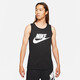 耐克NIKE男 運動背心 圓領(lǐng)無袖 柔軟舒適 AR4992-013 黑XL