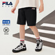 FILA【涼感】斐樂(lè )兒童童裝短褲2025年秋季新款男大童透氣五分褲 RD寶藍-NV 170