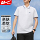 回力短袖t恤男polo領(lǐng)印花夏季打底衫男士寬松時(shí)尚潮流休閑上衣