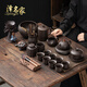 澤名家原礦紫砂茶具套裝茶壺蓋碗泡茶壺家用客廳辦公室會客復(fù)古禮品 紫砂- 西施壺【舍得】套裝 19件